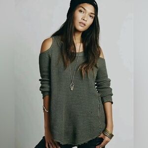Free People Thermal Knit Sunrise Sweater